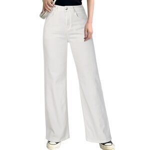 Jeans High Waist  Denim Pants Wide Leg  Size X-Large